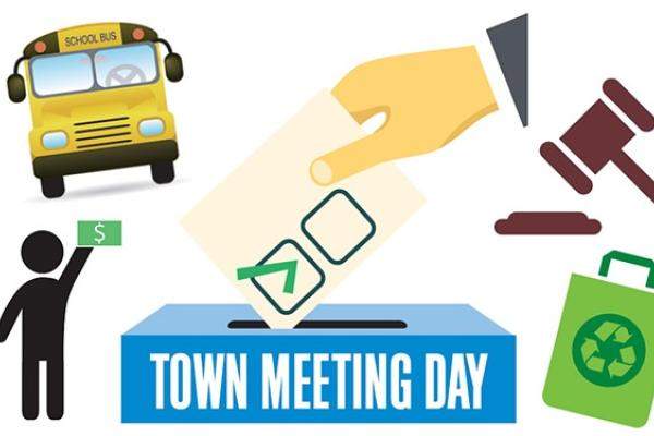 Town meeting day icon