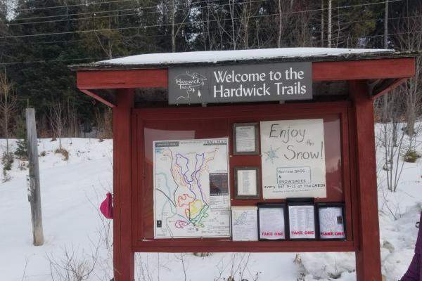 Hardwick trails kiosk