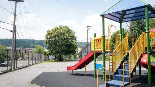 Barre Playground tree planting project 