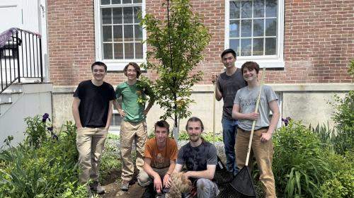 UVM Students at Castleton Public Library