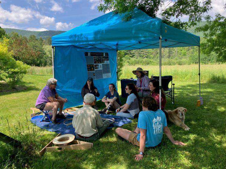 Tinmouth black ash pounding event