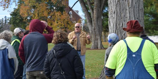 Tree training in Middlebury