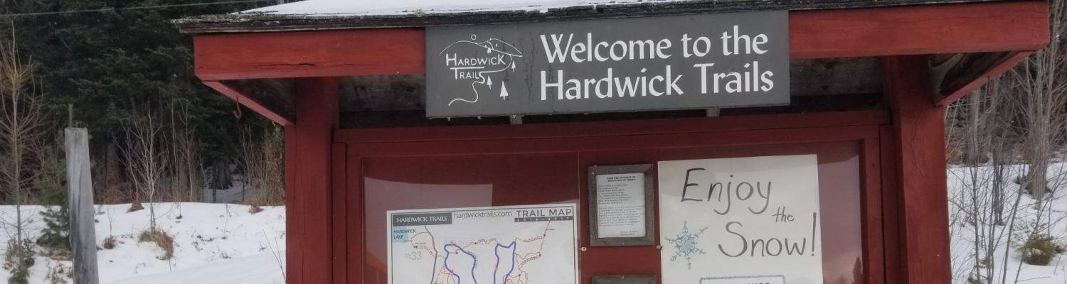 Hardwick trails kiosk