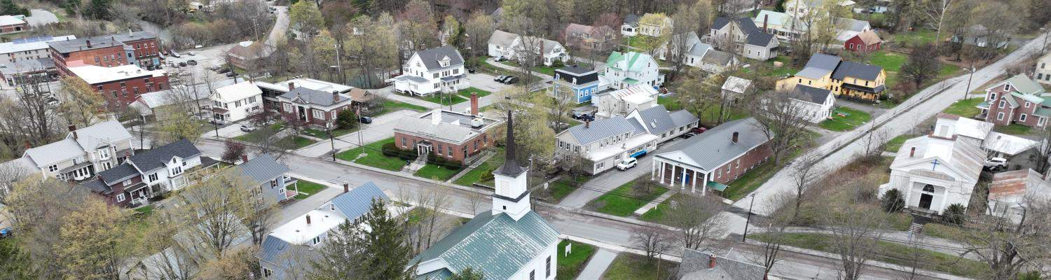 2024 Grant Program Vermont Urban Community Forestry Program   Northfield Spring Drone 